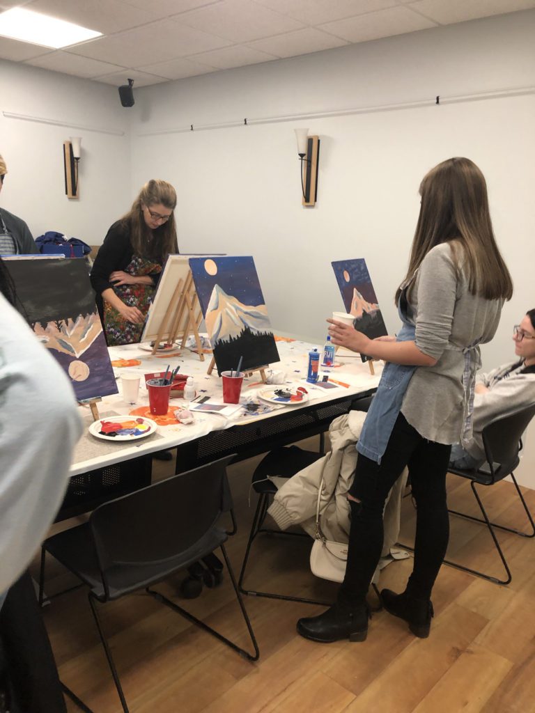 paint and sip event