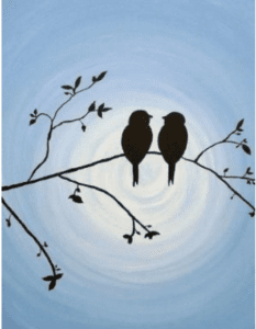 bird painting idea