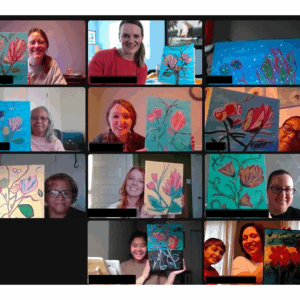 paint and sip class