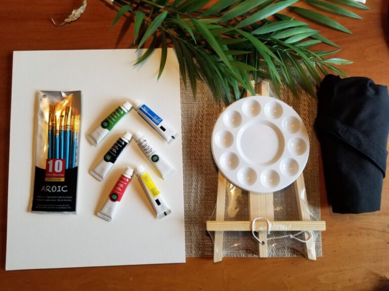 Setting Sun Paint-at-Home Kit - Studio Vino Paint & Sip