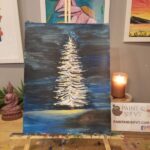 holiday tree paint nite