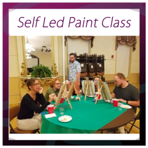 self led paint class and kits