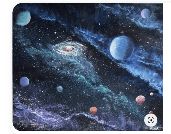 painting planets inspiration