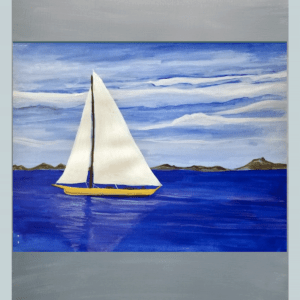 virtual paint class - sail boat painting ideas