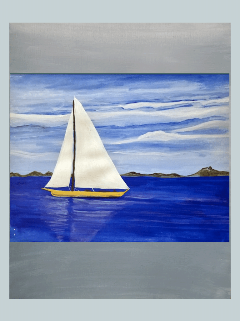 virtual paint class - sail boat painting ideas