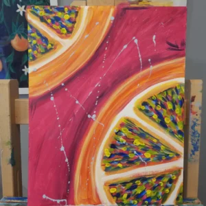 oranges painting tutorial