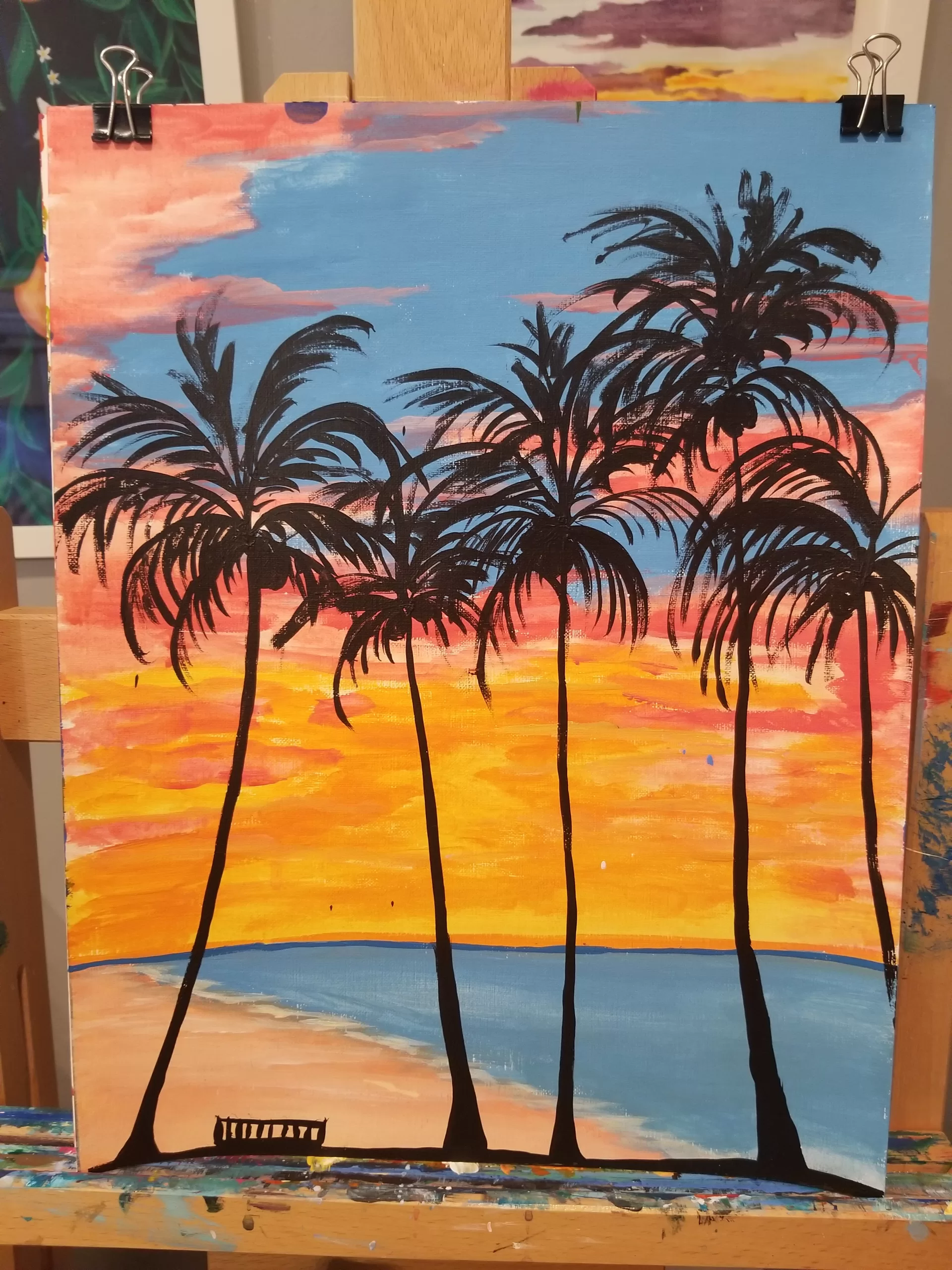 tropical painting tutorial