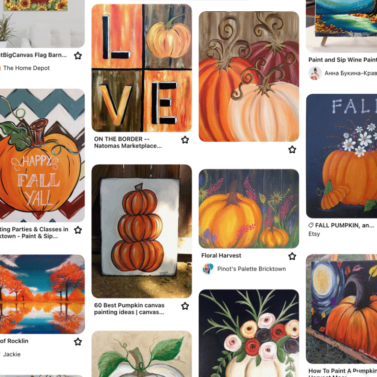 fall painting ideas