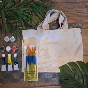 canvas bag paint package