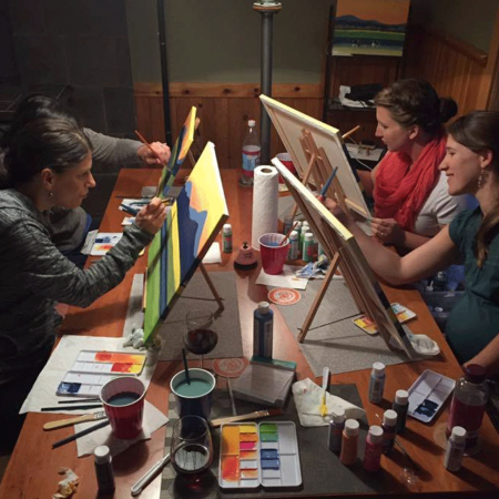 in person paint class